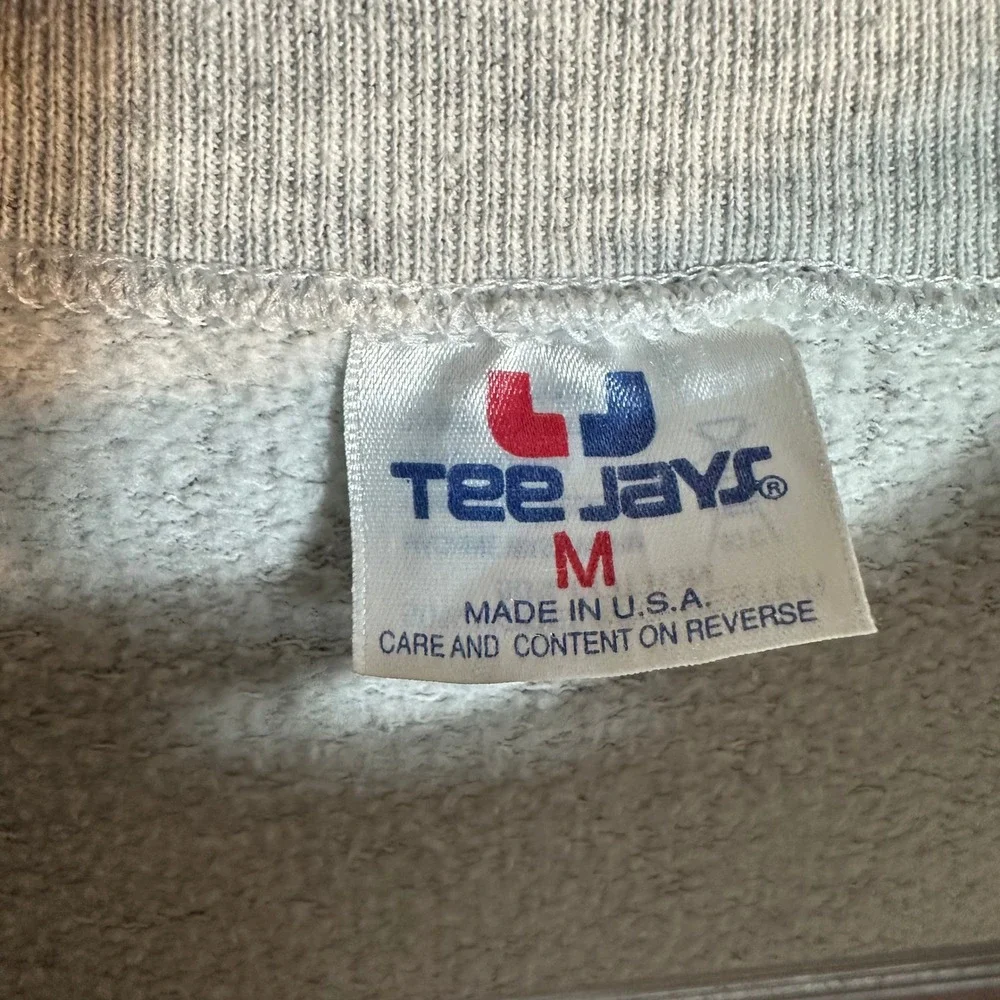 Tee Jays Aruba‎ Dutch Antilles Graphic Sweatshirt Mens Medium Gray Sailboats